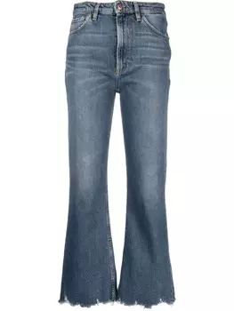 Узкие джинсы с завышенной талией 3x1, синий