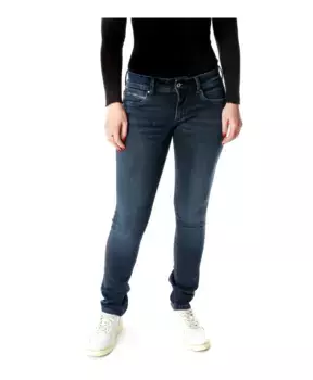 Узкие джинсы со средней посадкой Pepe Jeans, синий