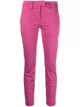 Узкие джинсы средней посадки DONDUP, розовый