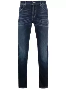 Узкие джинсы средней посадки DONDUP, синий