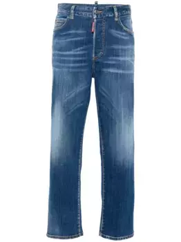 Узкие джинсы средней посадки DSQUARED2, синий