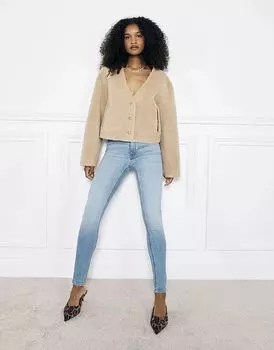 Узкие джинсы средней посадки из денима - средний River Island