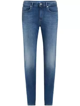 Узкие джинсы средней посадки Karl Lagerfeld Jeans, синий
