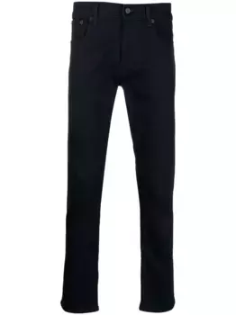 Узкие джинсы средней посадки Ralph Lauren Purple Label, синий