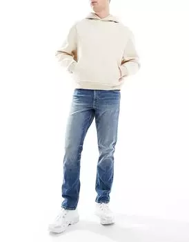 Узкие джинсы средней степени стертости ASOS DESIGN