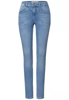 Узкие джинсы STREET ONE, синий