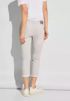 Узкие джинсы STREET ONE, средняя талия, цвет Sand Stripe Washed