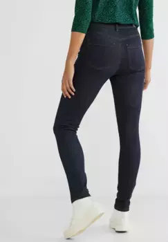 Узкие джинсы STREET ONE, завышенная талия, цвет Clean Rinsed