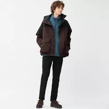 узкие джинсы стрейч GU, черный