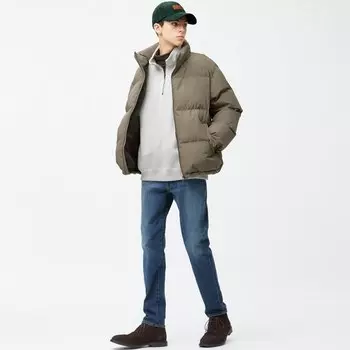 узкие джинсы стрейч GU, синий