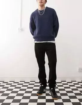 Узкие джинсы Sunday черного цвета Weekday