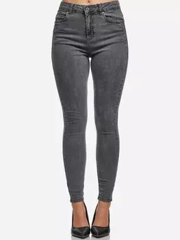 Узкие джинсы Tazzio F107, антрацит