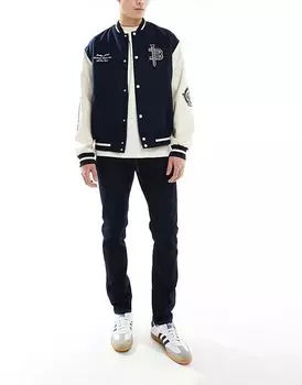 Узкие джинсы темного цвета Pretty Green