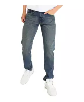 Узкие джинсы темного Flneur, синий