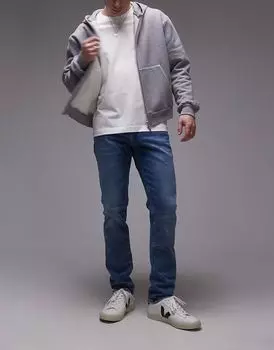 Узкие джинсы Tommy Jeans Scanton средней потертости