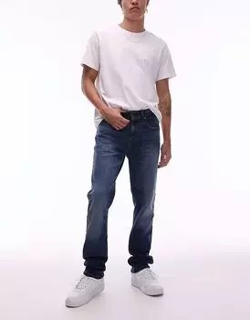 Узкие джинсы Tommy Jeans Scanton темного цвета