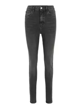 Узкие джинсы Topshop Tall Jamie, черный
