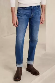 Узкие джинсы Traveler 2 0 Banana Republic, синий