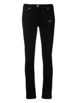 Узкие джинсы VALENTINO GARAVANI, черный