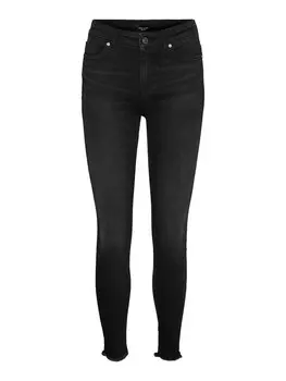 Узкие джинсы VERO MODA Peach, черный деним