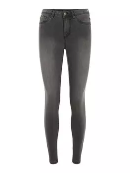 Узкие джинсы VERO MODA VMTanya, серый деним