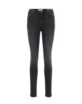 Узкие джинсы WE Fashion, черный