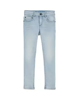 Узкие джинсы WE Fashion, светло-синий