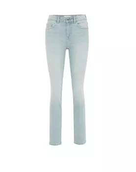 Узкие джинсы WE Fashion, светло-синий