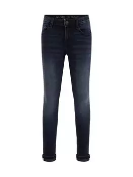 Узкие джинсы WE Fashion, темно-синий