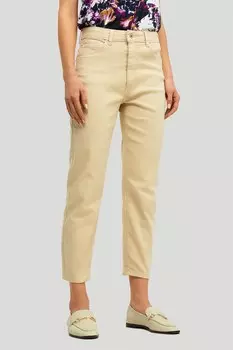 Узкие джинсы выше щиколотки с высокой талией Greenpoint, бежевый