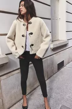 Узкие джинсы z1975 со средней талией ZARA, черный