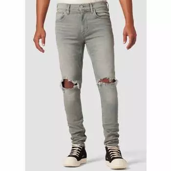 Узкие джинсы Zack цвета темного бетона Hudson, цвет dark concrete