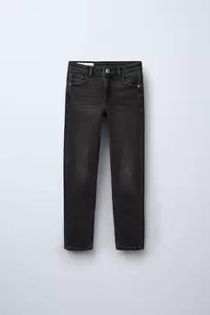 Узкие джинсы ZARA, черный