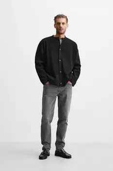 Узкие джинсы ZARA, серый