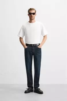 Узкие джинсы ZARA, синий