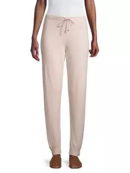 Узкие джоггеры D. Exterior с косами из смесового кашемира, слоновая кость