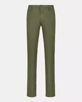 Узкие китайские штаны Guess Jeans, цвет Verde Militar