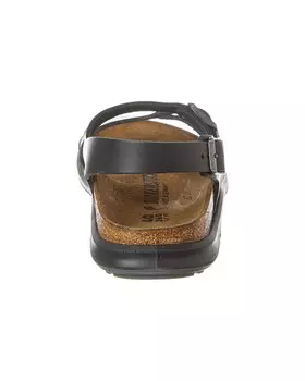 Узкие кожаные сандалии Birkenstock Sonora, черный