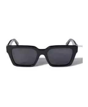 Узкие квадратные солнцезащитные очки Branson 11007 Off White, черный