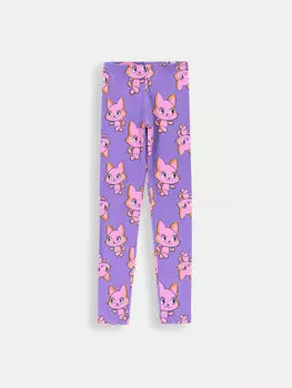 Узкие леггинсы Coccodrillo, фиолетовый