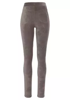 Узкие леггинсы LASCANA, серый