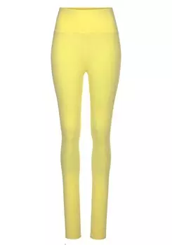 Узкие леггинсы LASCANA, желтый
