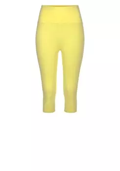 Узкие леггинсы LASCANA, желтый