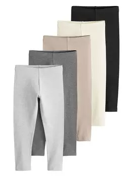 Узкие леггинсы Next, цвет Beige/Cream/Light grey/mottled grey/Black