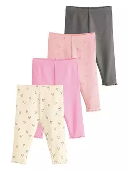 Узкие леггинсы Next, цвет Light beige/Dark grey/Rose/Eosin