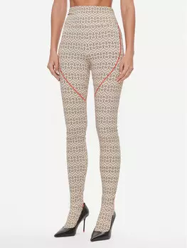 Узкие леггинсы Patrizia Pepe, бежевый