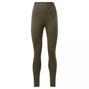 Узкие леггинсы Reebok, цвет Olive/Mint