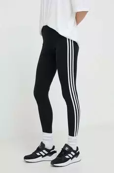 Узкие леггинсы с 3 полосками adidas Originals, черный