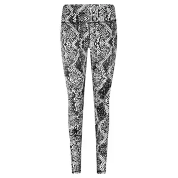 Узкие леггинсы со змеиным кроем Dkny, черный