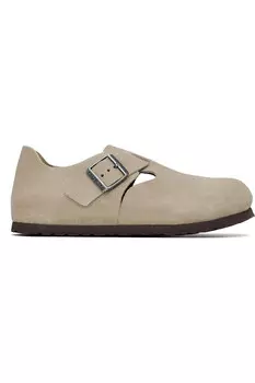 Узкие лоферы London Birkenstock, цвет taupe